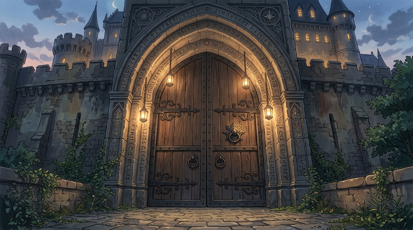 I built an interactive 2D point-and-click magical academy with 38 scenes and spellcasting that runs 